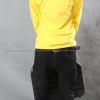 เสื้อยืด สีเหลือง คอกลม แขนยาว Size 4XL