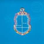 ตลับเสมา เงินแกะลาย ลงยา 92.5%