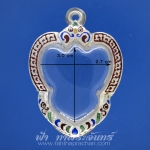 ตลับครุฑหลวงพ่อเส่ง เงินลงยา เงิน 92.5%