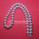 สร้อยคอเม็ดประคำใหญ่ เงิน