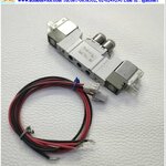 Solenoid Valve SMC รุ่น SY3220-5LZ-C4-X90, 5/2, 2-Position double, Coil 24Vdc