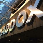 อักษรสแตนเลสยกขอบ ป้ายร้านอาหาร สไตย์ loft