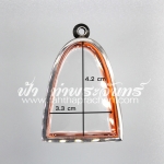 ตลับปู่โต๊ะ พิมพ์ตุ๊กตาใหญ่ สองหน้า สแตนเลสพุก