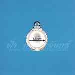 ตลับเหรียญกลม ปิดหลัง เงินแกะลาย 92.5%