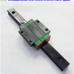 Linear Block and Rail Hiwin รุ่น EG20, รางสไลด์ขนาด 20 mm x 220 mm.