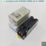Timer Omron รุ่น H3Y-2 + Socket รุ่น PYF08A-E, 220V, 10 Sec