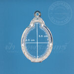 ตลับเหรียญโชว์หู เงินแกะลาย 92.5%