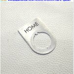 Name plate ตู้คอนโทรล HOME, Dai 22 mm. ขนาด 34 x 47 x 1.0 mm