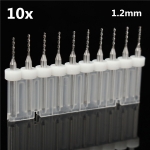 ดอกกัด PCB เคลือบไทเทเนียม 1.2 mm 10 PCS Tungsten Carbide Router Tool, Milling Metal Bushing