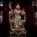 ท้าวเวสสุวรรณโสดาพรหม ลอยองค์ (ขนาด 5.9 ซ.ม.) วัดเดิมบาง