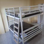 เตียงเหล็ก2ชั้นขนาด 5 ฟุต กันตกเต็ม ขึ้นบันได ด้านข้าง ส่งฟรี กทม พร้อมติดตั้ง