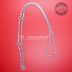 สร้อยคอเงินแท้ 92.5 หัวจรวด แบบ 5 ห่วง