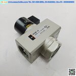 Hand Valve SMC รุ่น VHS400-04, 0.1-1MPa, วาล์วปล่อยความด้านค้าง 3 พอร์ต