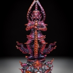 ท้าวเวสสุวรรณ ธเนศจอมราชันย์ เนื้อสัมฤทธิ์ผิวรุ้ง หลวงพ่อสนั่น วัดนารายณ์ทรงธรรม ลพบุรี