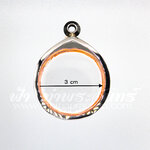 ตลับเหรียญกลม สแตนเลสพุก