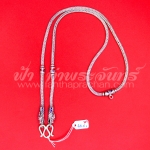 สร้อยคอเงินแท้ 92.5 ลายหกเสา หัวมังกรลงยา รมดำ แบบห่วงเดียว มีห่วงหลัง