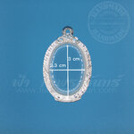 ตลับล็อกเกต เงินแกะลาย 92.5%