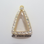 ตลับนางพญา ทองเหลืองฝังพลอย