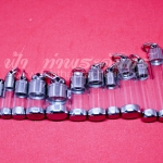 หลอดตะกรุด ใส สแตนเลส อย่างดี