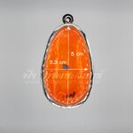 ตลับขุนแผนไข่ผ่าซีก หน้าเดียว สแตนเลสพุก