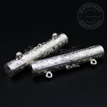 ตะกรุดเงิน 92.5% ทึบแกะลาย No.11