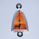 ตลับนางพญาเล็ก สองห่วง สแตนเลสพุก