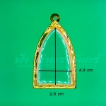 ตลับกริ่ง ทองเหลือง แกะลาย ชุบทอง