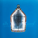 ตลับขุนแผน ปิดหลัง เงินแกะลาย ลงยา 92.5%