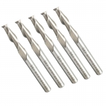 ดอกกัด 5 ดอก CNC End Mill. HSS ขนาด 6mm. 2 ฟัน