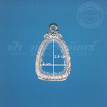 ตลับปิดตา เงินแกะลาย 92.5%