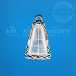 ตลับผงสุพรรณ ปิดหลัง เงินแกะลาย ลงยา 92.5%