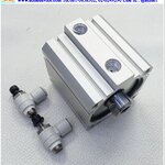 Air Cylinder SMC รุ่น JCDQA50-25, Bore 50 mm., Stroke 25 mm.