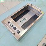 กล่องใส่ HMI Touch Screen รุ่น 15", Stainless, ขนาด 274 mm.x 444 mm.x 86 mm.