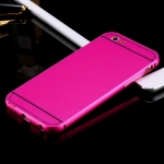 เคสสำหรับโทรศัพท์มือถือ iPhone 5/5s อลูมิเนียม+อะคริลิค ฝาหลัง (สีชมพู)