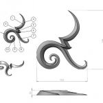 อักษรสแตนเลสเงา ยกขอบพับมุมแหลม #ป้ายตัวอักษรไทย #ป้ายอักขระไทย