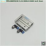 Air Cylinder Festo รุ่น SLS-6-10-P-A, Bore 6 mm, Stroke 10 mm