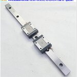 Linear Block and Rail IKO รุ่น LWL20B, รางสไลด์ขนาด 20 mm. x 360 mm. (2 Block)