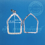 เลี่ยมจับขอบขุนแผนเล็ก เงินแกะลาย 92.5%