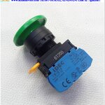 Pushbutton Switch Idec รุ่น YW1B-M4E10G, 1NO, 22mm