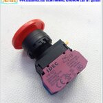 Pushbutton Switch Idec รุ่น YW1B-M4E11R, 1NO, 1NC, ขนาด 22 mm.