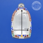 ตลับพระคง เงินแกะลาย ลงยา ปิดหลัง 92.5%