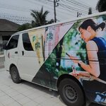 งานสติ๊กเกอร์ติดรถ