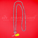 สร้อยพุก สร้อยสแตนเลส ลายห่วงคู่ เบอร์ 20