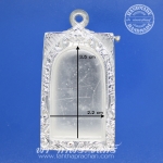 ตลับสมเด็จ เงินแกะลาย ปิดหลัง 92.5%