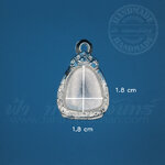 ตลับปิดตา ปิดหลัง เงินขัดเงา 92.5%