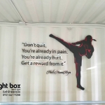 ป้ายโลโก้ #projectH อักษรโลหะยกขอบ พ่นสีอุตสาหกรรม