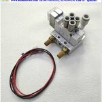 Solenoid Valve SMC รุ่น SY3120-5LOZ-M5(2), 5/2, 2-position single, Coil 24Vdc (สายลม 6 มม.)