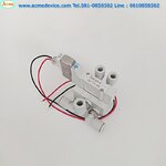 Solenoid Valve SMC รุ่น SY3140-5LZD-01, 5/2, 2-position single, Coil 24Vdc