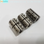 Coupling ขนาด ID 6/6mm, OD 16mm, L 25mm, Rigid Shaft Coupling