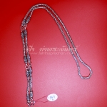 สร้อยคอเงินแท้ 92.5 ลายบาหลี รมดำ แบบ 5 ห่วง